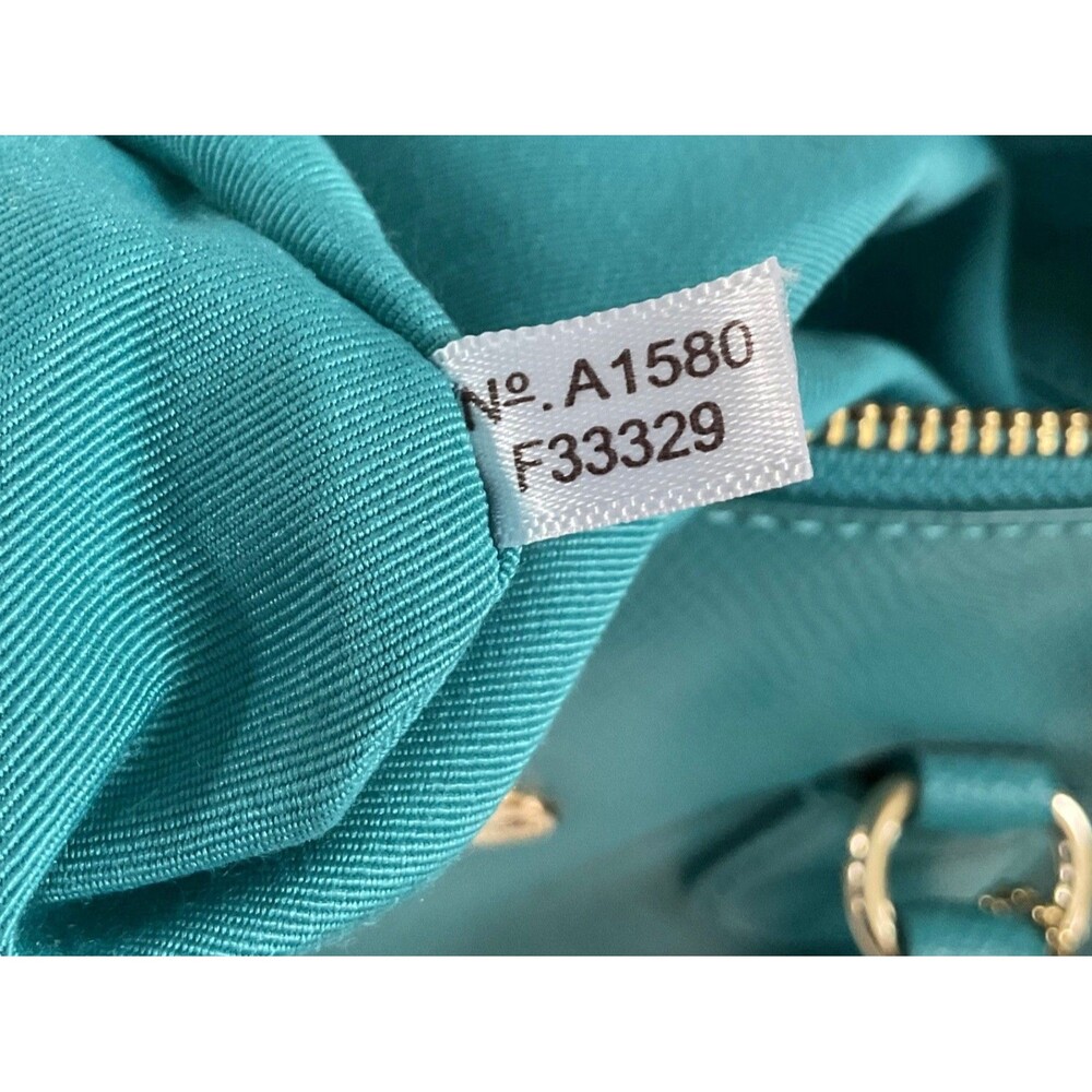 Coach Mini Bennett Satchel In Crossgrain Leather Crossbody Cadet Blue F33329 - Picture 10 of 10
